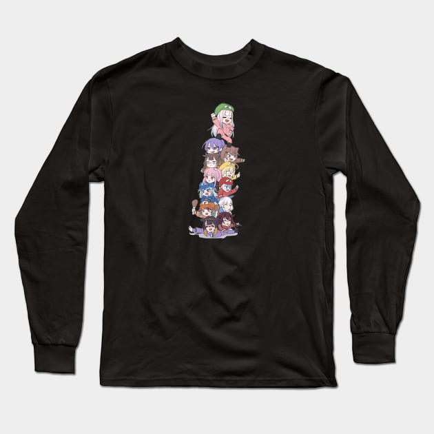 Hololive EN and ID Long Sleeve T-Shirt by Ghazinagato